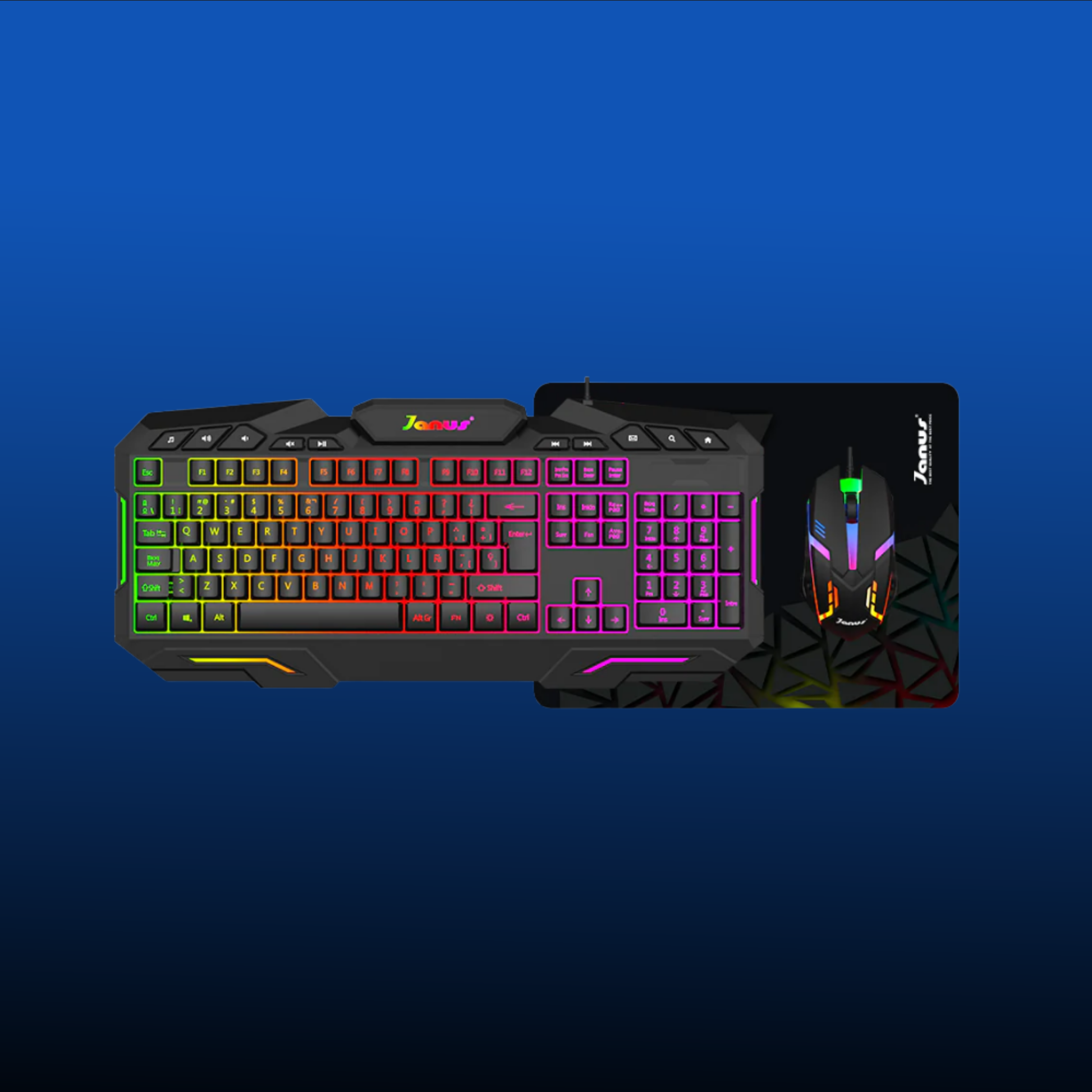 TECLADO RGB JANUS MEMBRANA