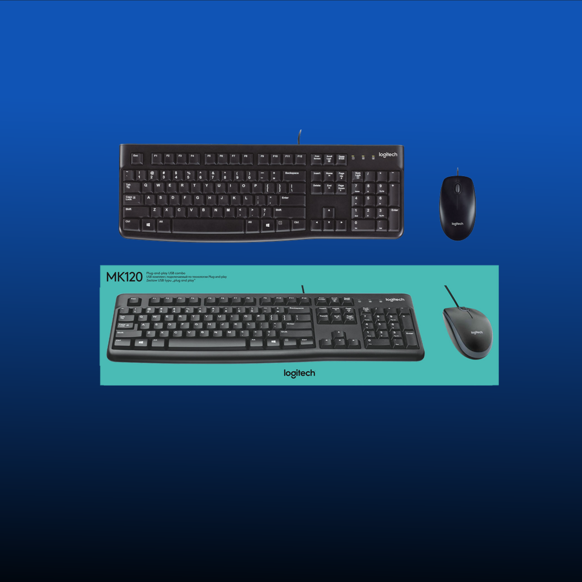 COMBO LOGITECH MK120