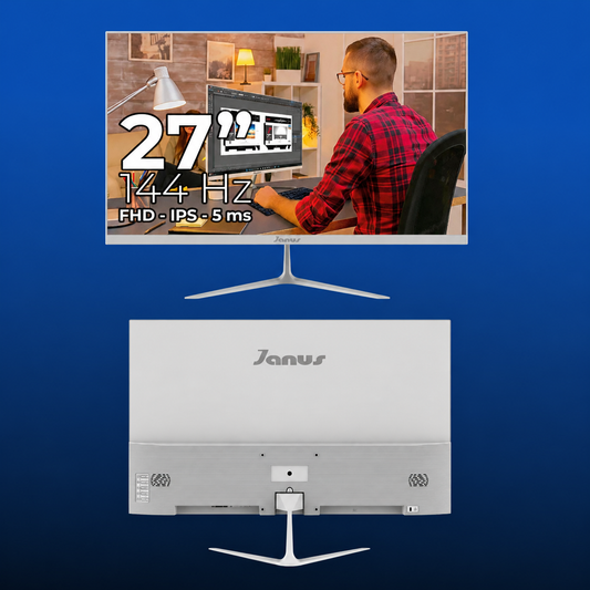 MONITOR JANUS 27" IPS FULL HD 144HZ BLANCO
